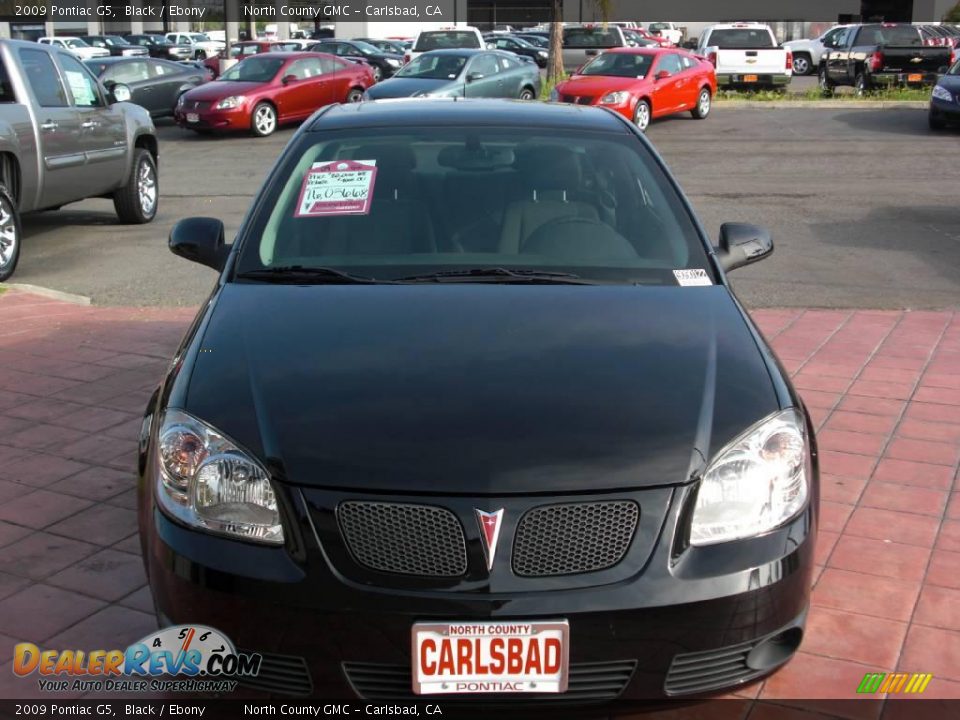 2009 Pontiac G5 Black / Ebony Photo #11