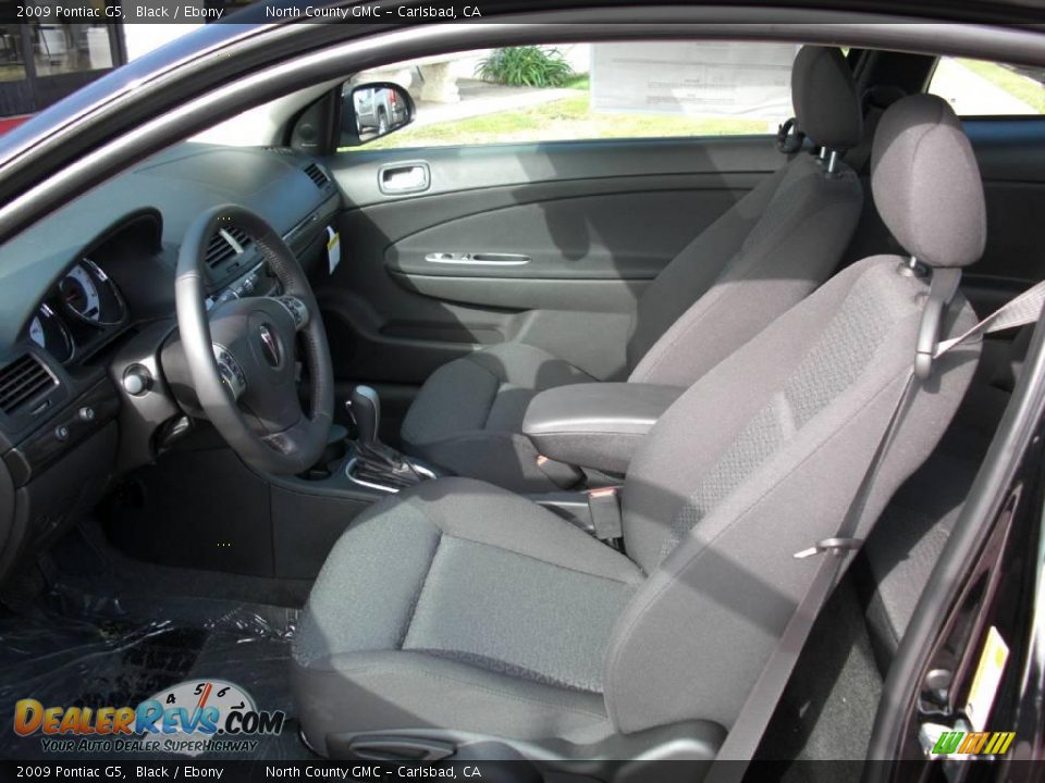 2009 Pontiac G5 Black / Ebony Photo #20