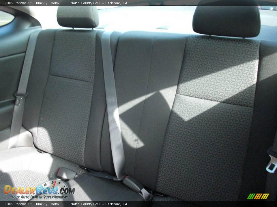 2009 Pontiac G5 Black / Ebony Photo #23