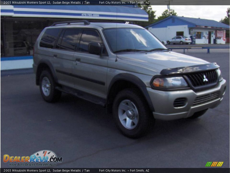 2003 Mitsubishi Montero Sport LS Sudan Beige Metallic / Tan Photo #4
