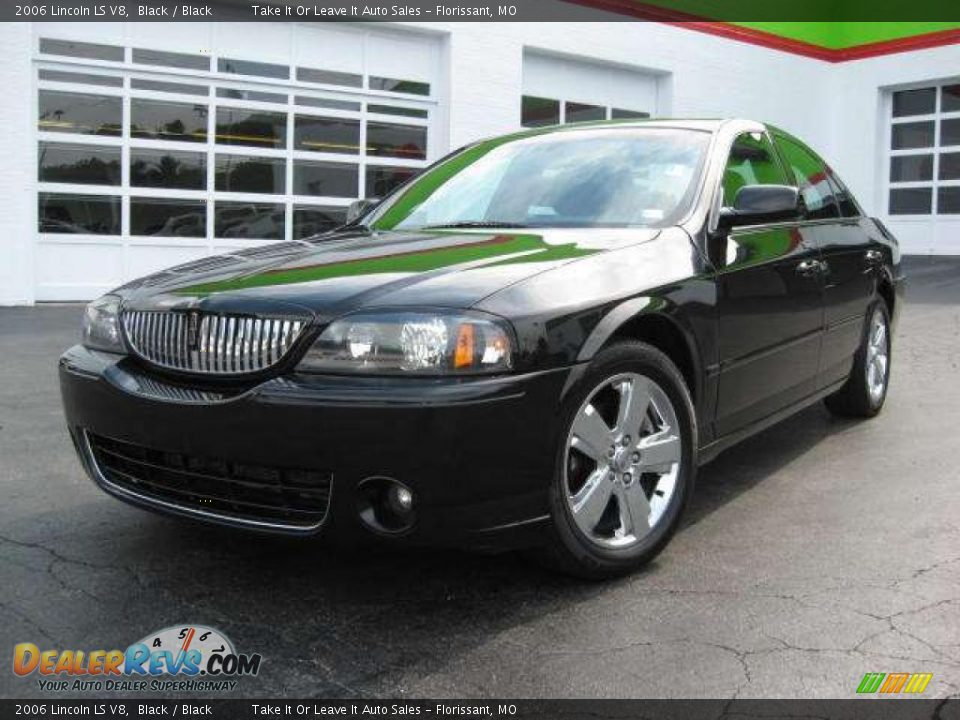 2006 Lincoln LS V8 Black / Black Photo #1