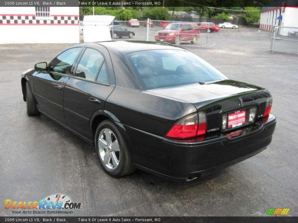 2006 Lincoln LS V8 Black / Black Photo #3