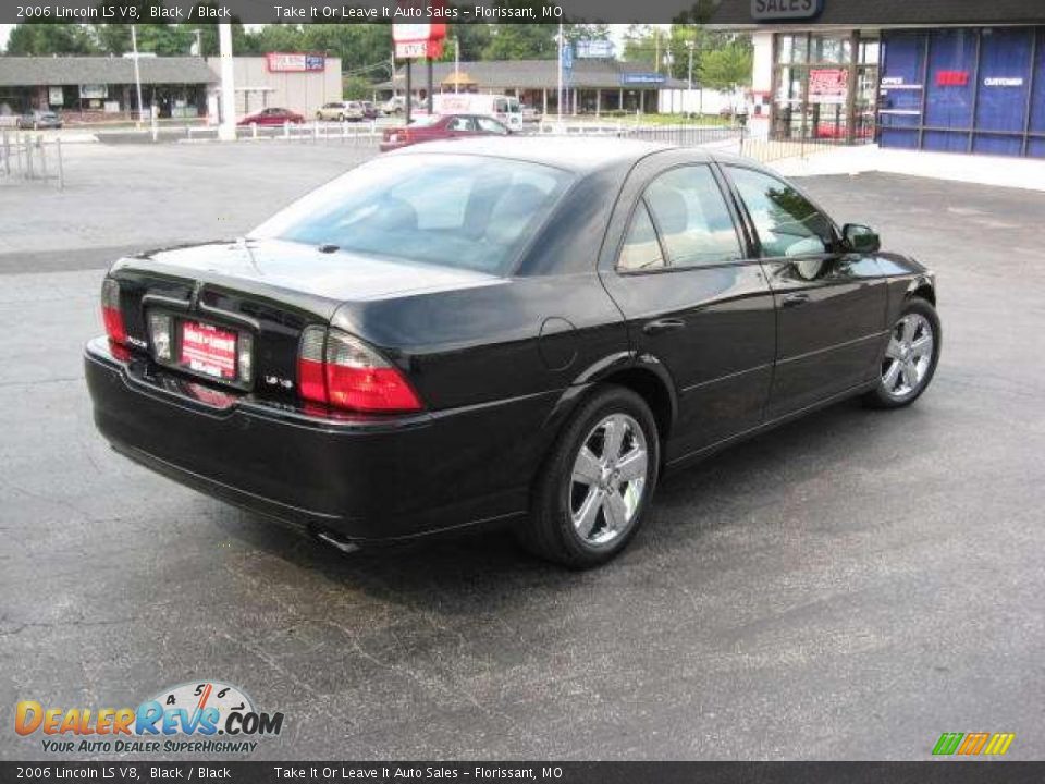 2006 Lincoln LS V8 Black / Black Photo #5