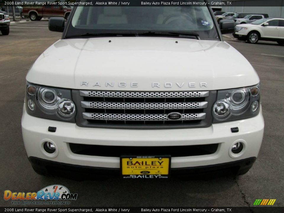 2008 Land Rover Range Rover Sport Supercharged Alaska White / Ivory Photo #1