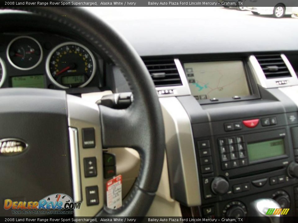 2008 Land Rover Range Rover Sport Supercharged Alaska White / Ivory Photo #3