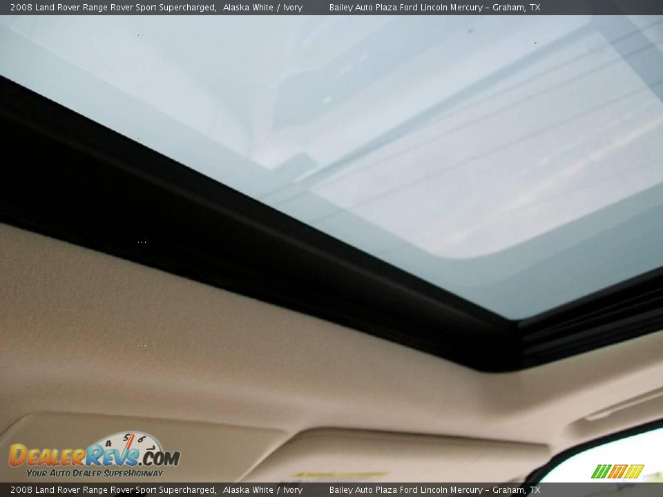 2008 Land Rover Range Rover Sport Supercharged Alaska White / Ivory Photo #4