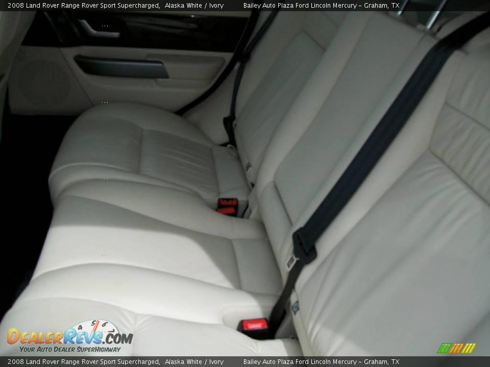 2008 Land Rover Range Rover Sport Supercharged Alaska White / Ivory Photo #5
