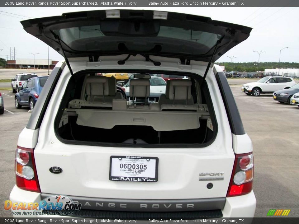 2008 Land Rover Range Rover Sport Supercharged Alaska White / Ivory Photo #7