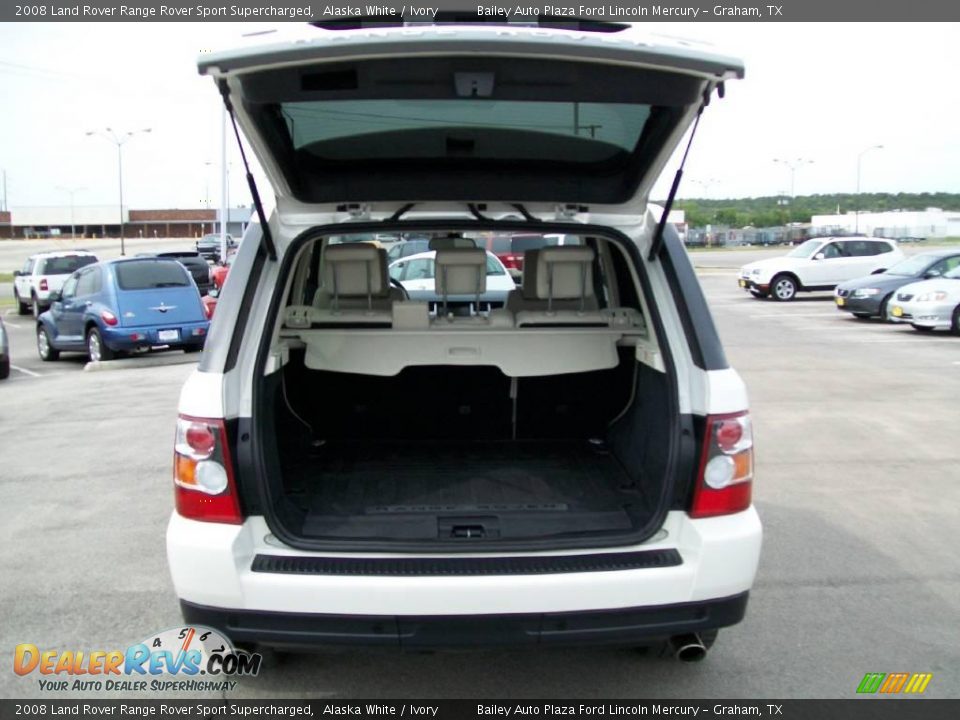 2008 Land Rover Range Rover Sport Supercharged Alaska White / Ivory Photo #8