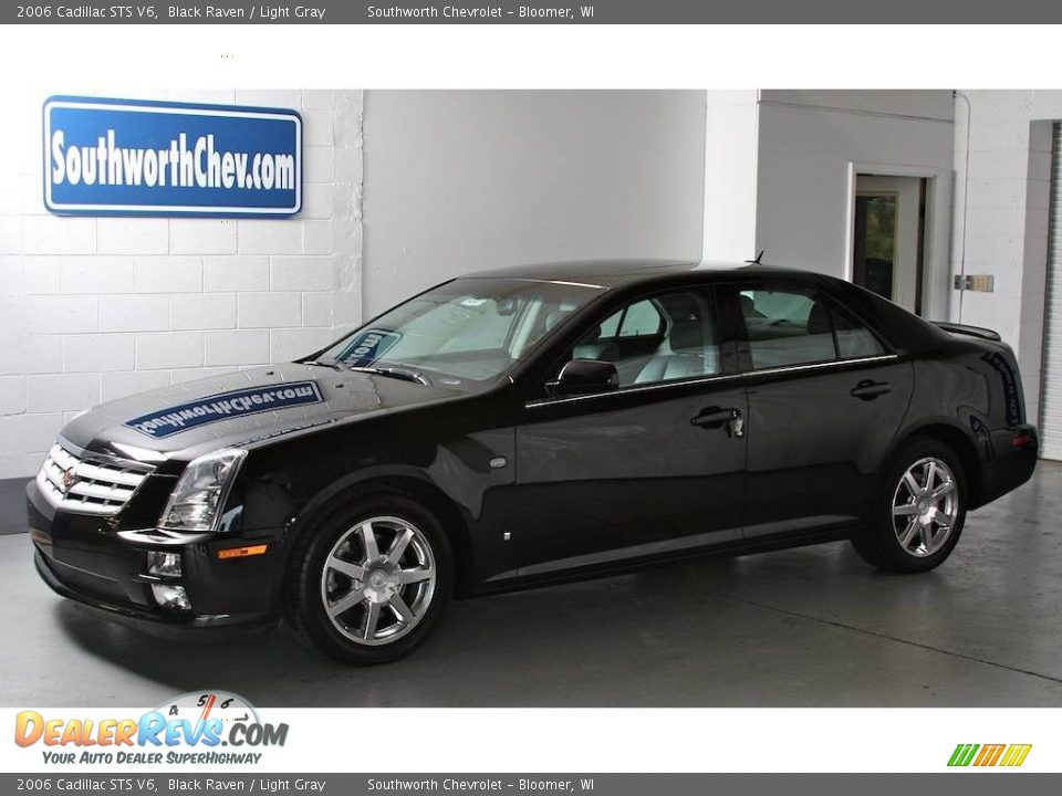 2006 Cadillac STS V6 Black Raven / Light Gray Photo #1