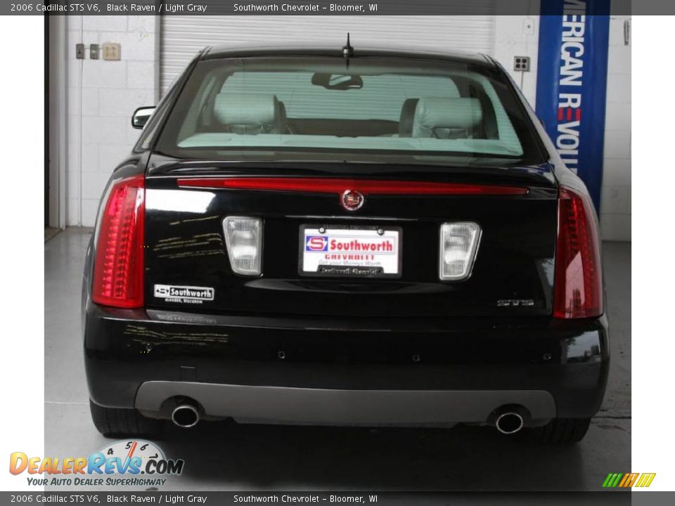 2006 Cadillac STS V6 Black Raven / Light Gray Photo #3