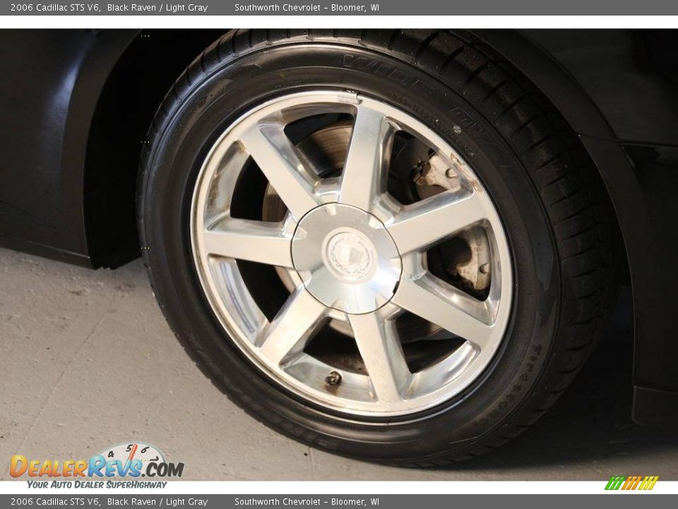 2006 Cadillac STS V6 Black Raven / Light Gray Photo #11