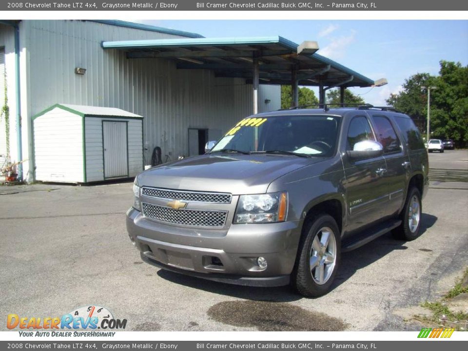 2008 Chevrolet Tahoe LTZ 4x4 Graystone Metallic / Ebony Photo #3