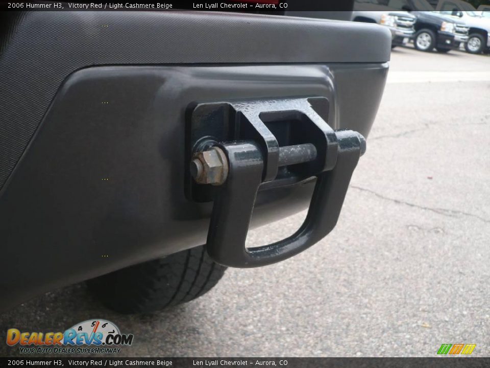 2006 Hummer H3 Victory Red / Light Cashmere Beige Photo #14