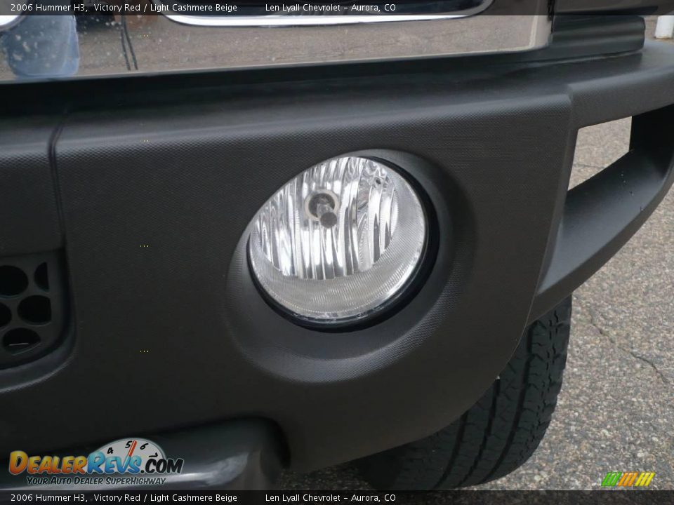 2006 Hummer H3 Victory Red / Light Cashmere Beige Photo #24