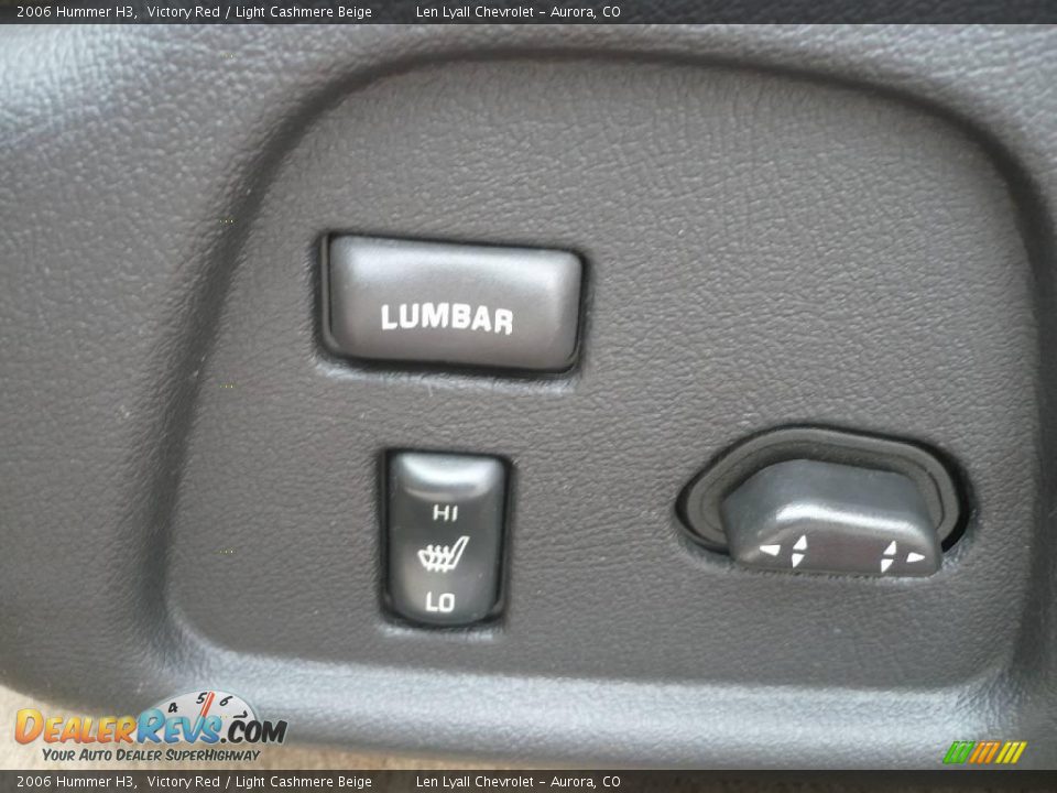 2006 Hummer H3 Victory Red / Light Cashmere Beige Photo #26