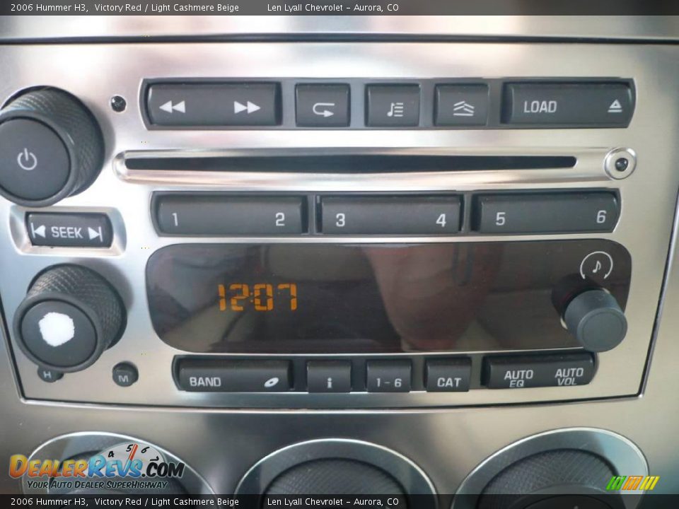 2006 Hummer H3 Victory Red / Light Cashmere Beige Photo #29