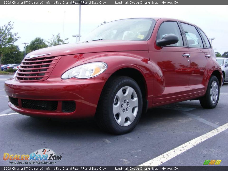 2009 Chrysler PT Cruiser LX Inferno Red Crystal Pearl / Pastel Slate Gray Photo #1