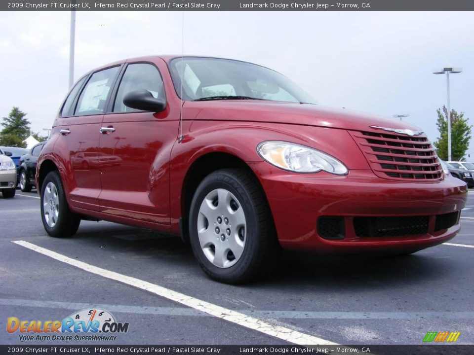 2009 Chrysler PT Cruiser LX Inferno Red Crystal Pearl / Pastel Slate Gray Photo #4