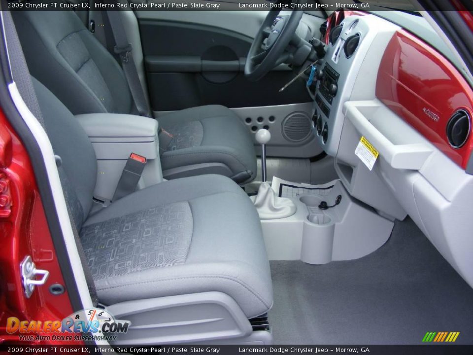 2009 Chrysler PT Cruiser LX Inferno Red Crystal Pearl / Pastel Slate Gray Photo #9