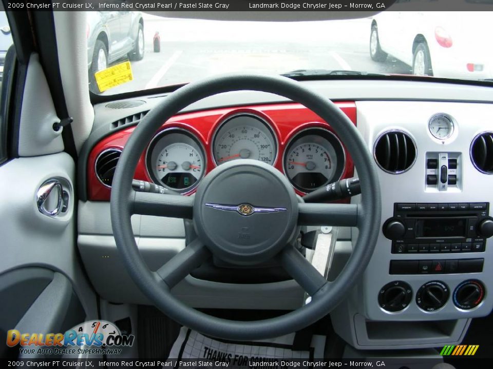 2009 Chrysler PT Cruiser LX Inferno Red Crystal Pearl / Pastel Slate Gray Photo #11
