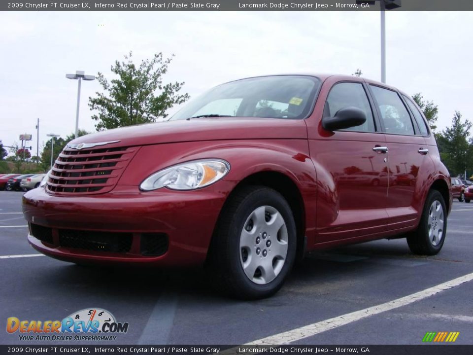 2009 Chrysler PT Cruiser LX Inferno Red Crystal Pearl / Pastel Slate Gray Photo #1