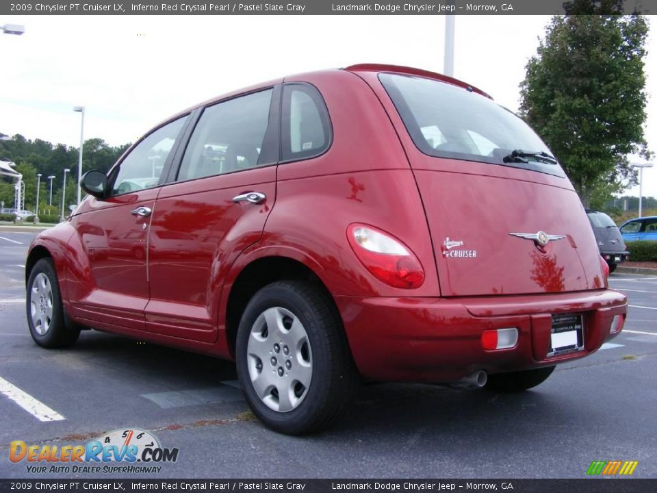 2009 Chrysler PT Cruiser LX Inferno Red Crystal Pearl / Pastel Slate Gray Photo #2