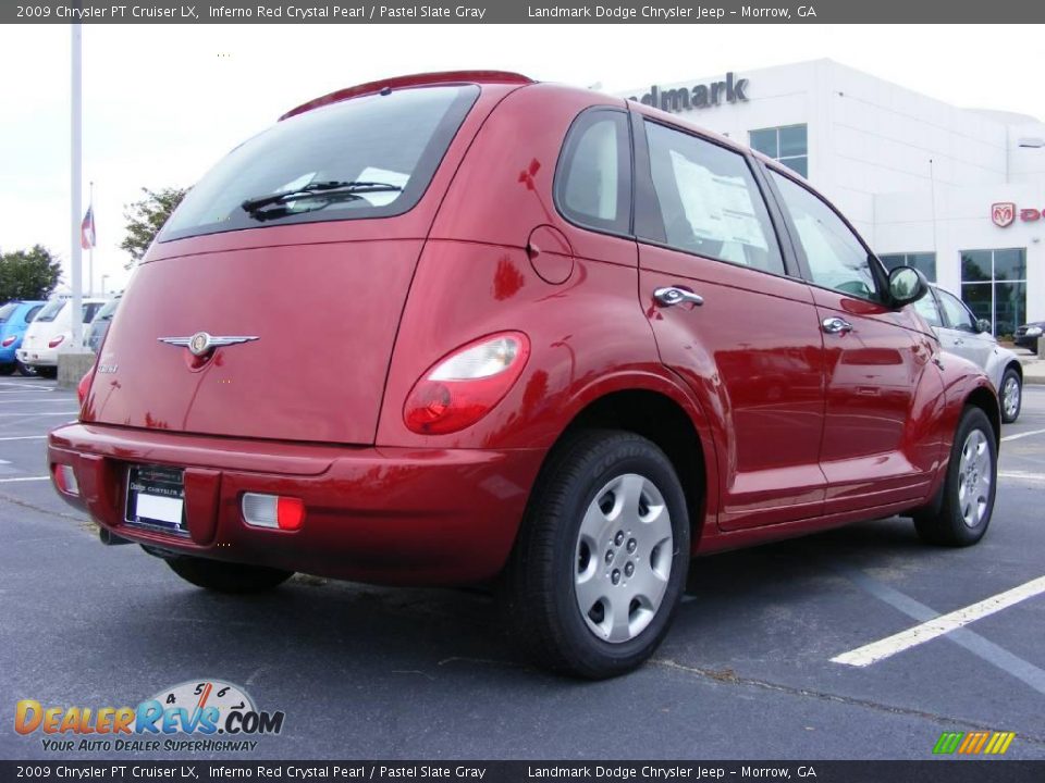 2009 Chrysler PT Cruiser LX Inferno Red Crystal Pearl / Pastel Slate Gray Photo #3