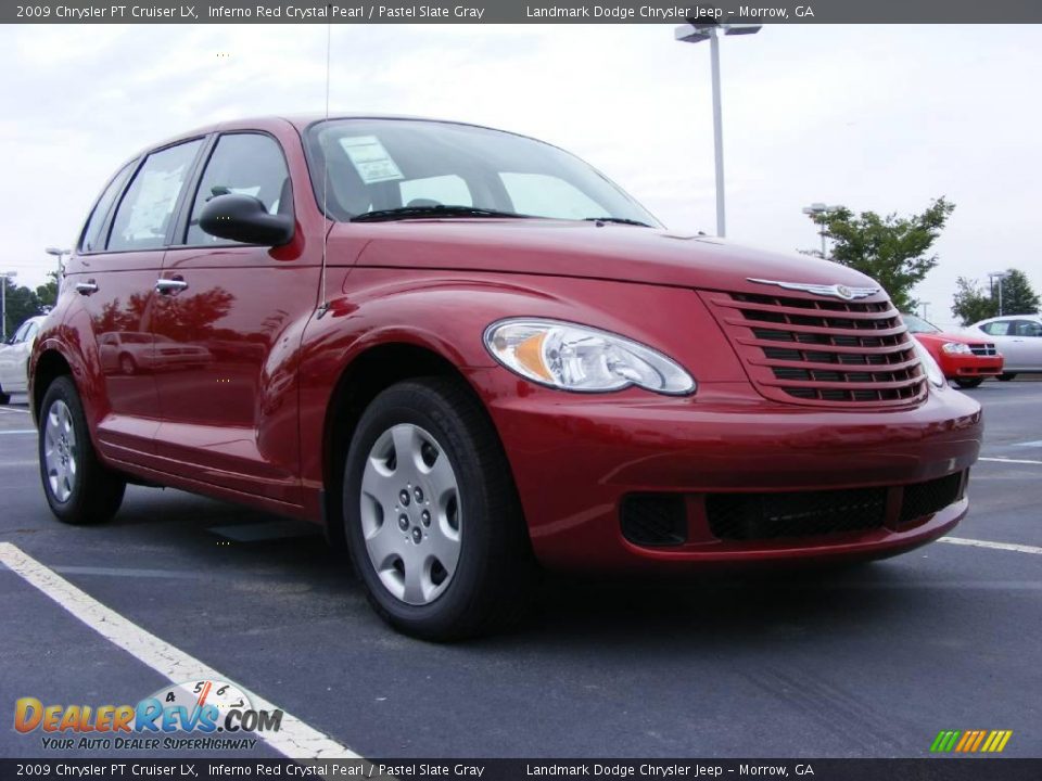 2009 Chrysler PT Cruiser LX Inferno Red Crystal Pearl / Pastel Slate Gray Photo #4