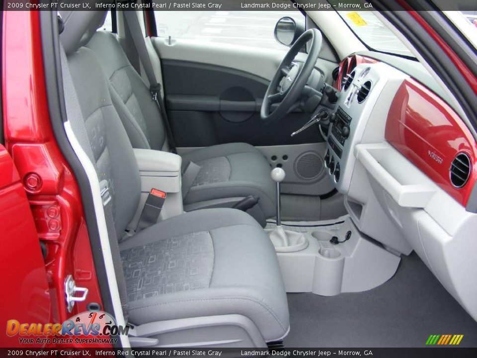 2009 Chrysler PT Cruiser LX Inferno Red Crystal Pearl / Pastel Slate Gray Photo #9
