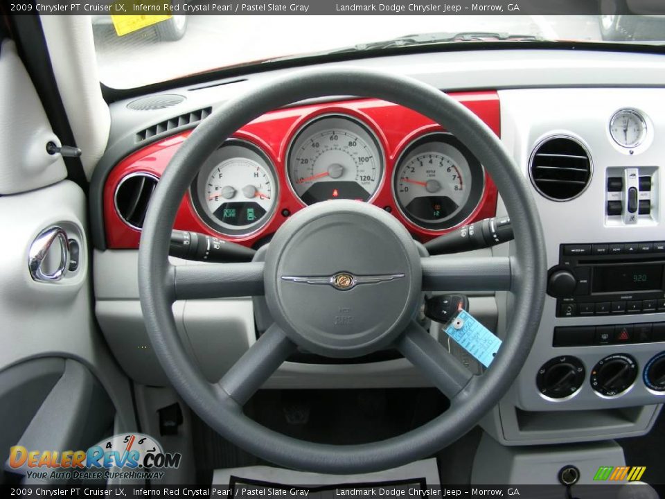 2009 Chrysler PT Cruiser LX Inferno Red Crystal Pearl / Pastel Slate Gray Photo #11