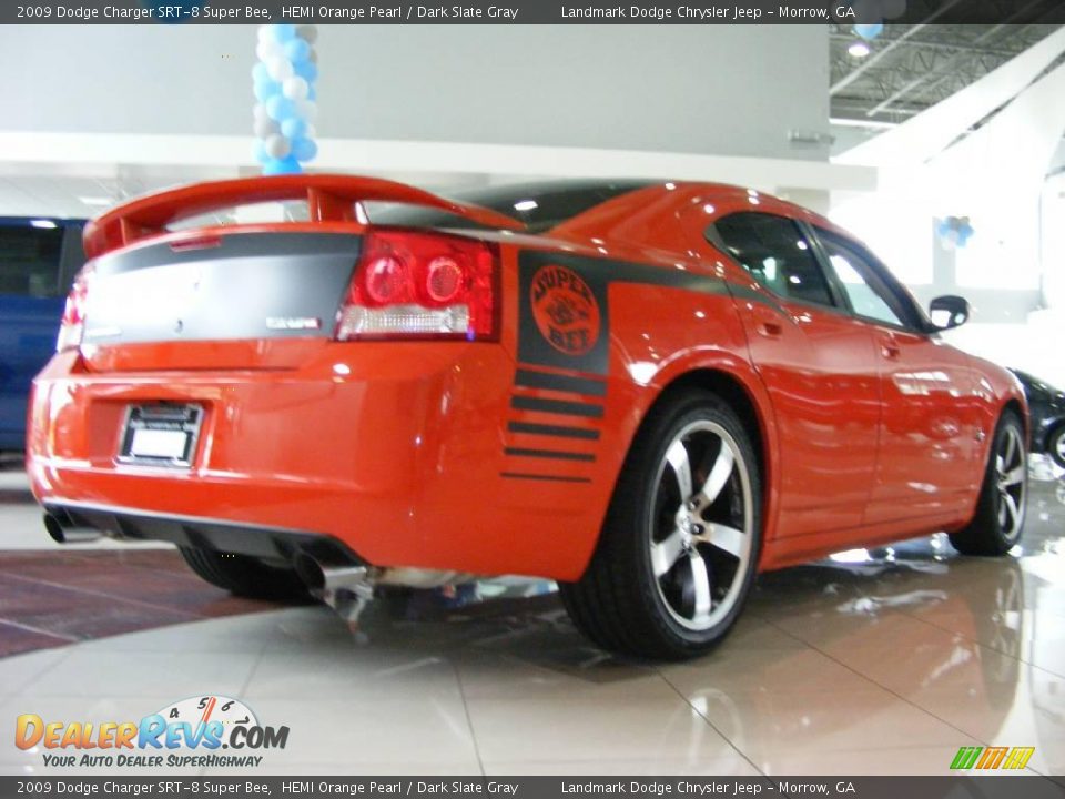 2009 Dodge Charger SRT-8 Super Bee HEMI Orange Pearl / Dark Slate Gray Photo #3