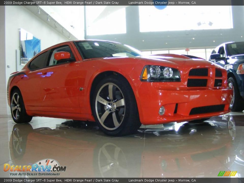 2009 Dodge Charger SRT-8 Super Bee HEMI Orange Pearl / Dark Slate Gray Photo #4