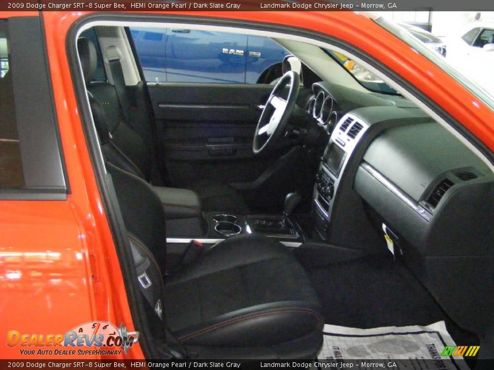 2009 Dodge Charger SRT-8 Super Bee HEMI Orange Pearl / Dark Slate Gray Photo #12