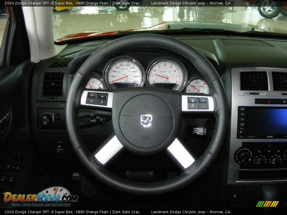 2009 Dodge Charger SRT-8 Super Bee HEMI Orange Pearl / Dark Slate Gray Photo #14