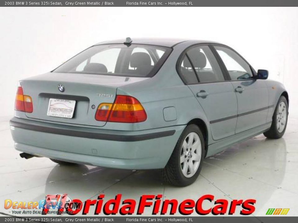 2003 BMW 3 Series 325i Sedan Grey Green Metallic / Black Photo #2