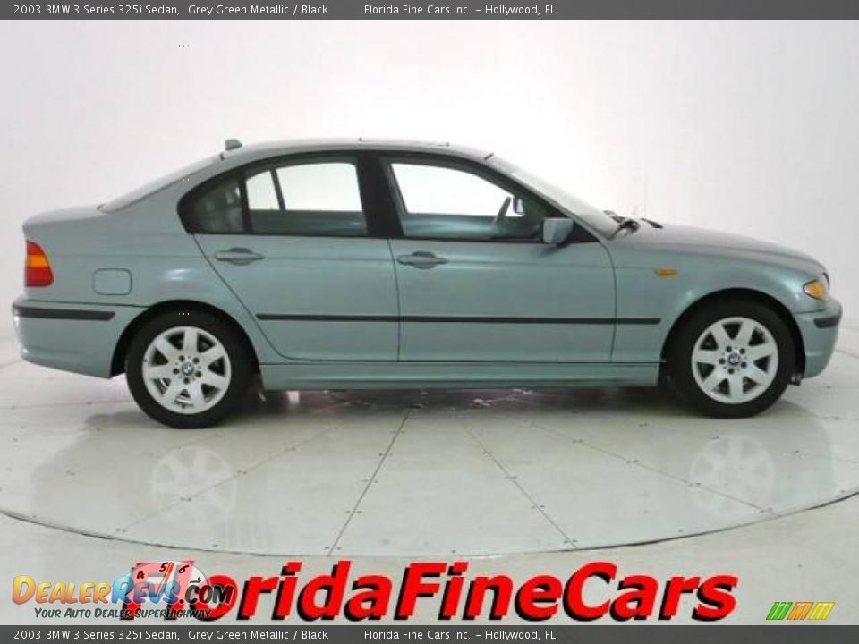 2003 BMW 3 Series 325i Sedan Grey Green Metallic / Black Photo #4
