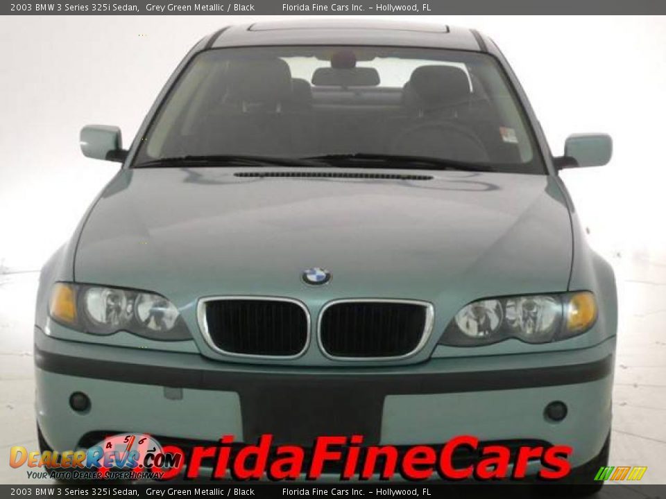 2003 BMW 3 Series 325i Sedan Grey Green Metallic / Black Photo #5