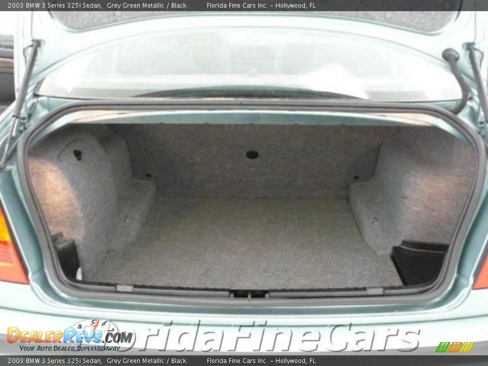 2003 BMW 3 Series 325i Sedan Grey Green Metallic / Black Photo #10