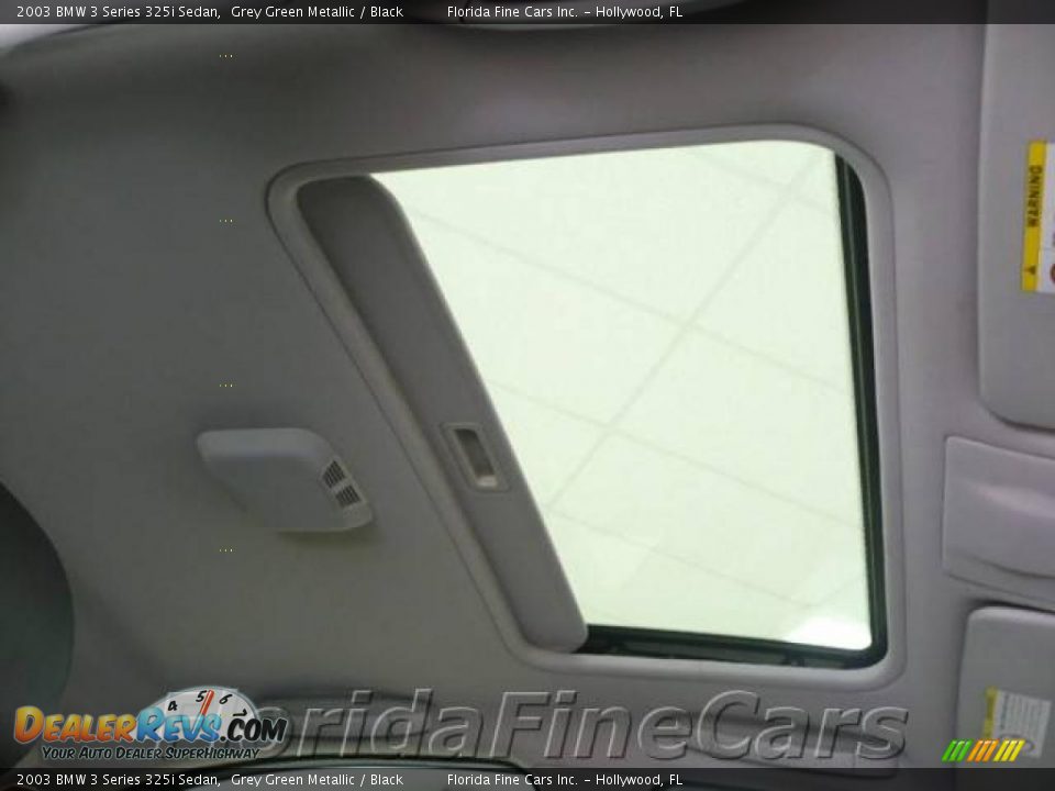 2003 BMW 3 Series 325i Sedan Grey Green Metallic / Black Photo #19