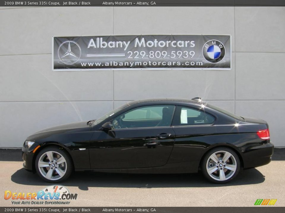 2009 BMW 3 Series 335i Coupe Jet Black / Black Photo #1