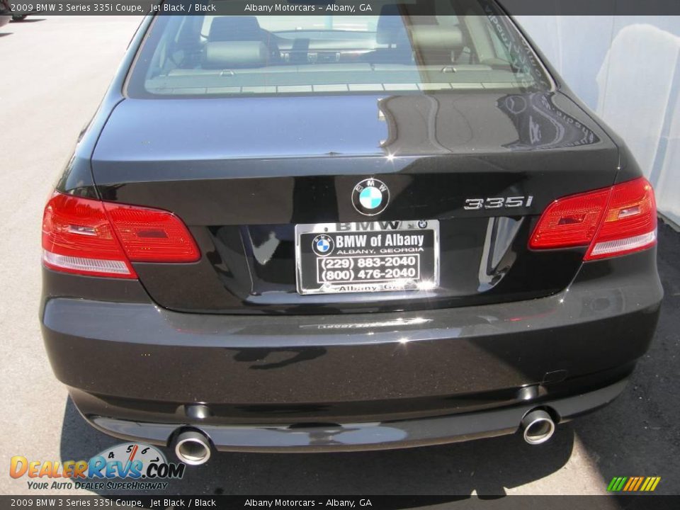 2009 BMW 3 Series 335i Coupe Jet Black / Black Photo #4