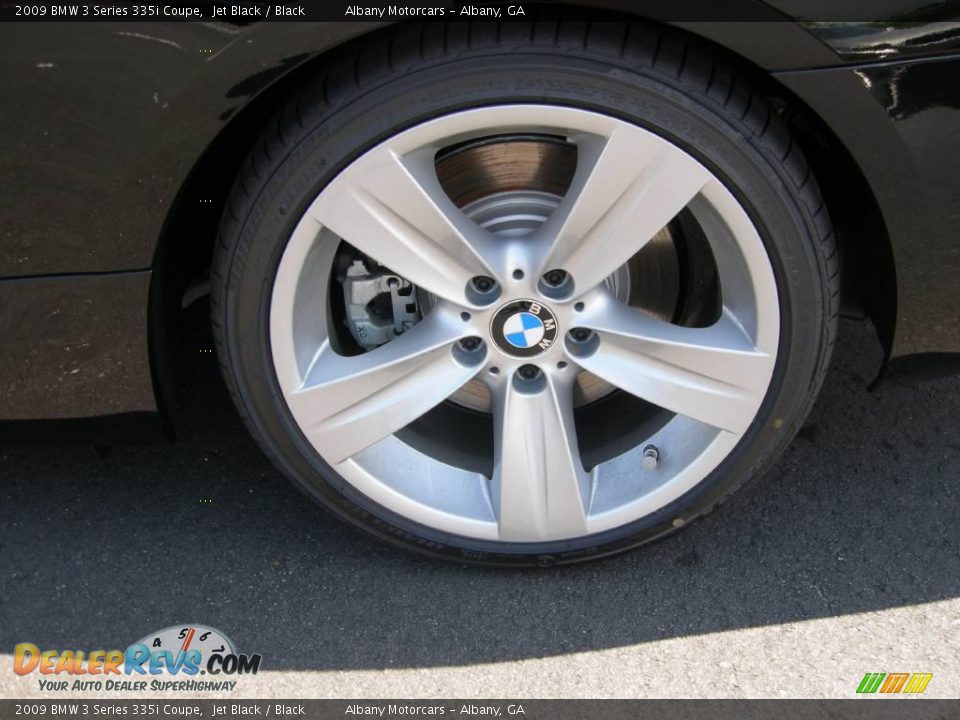 2009 BMW 3 Series 335i Coupe Jet Black / Black Photo #5