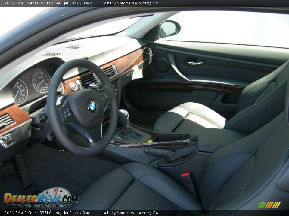 2009 BMW 3 Series 335i Coupe Jet Black / Black Photo #6