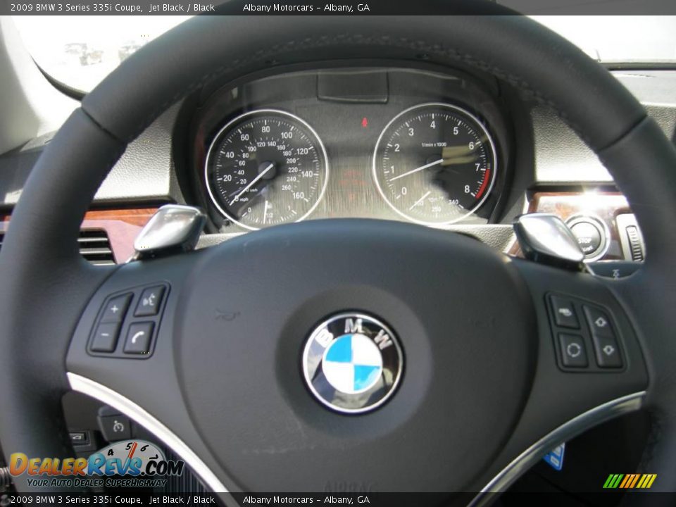 2009 BMW 3 Series 335i Coupe Jet Black / Black Photo #14