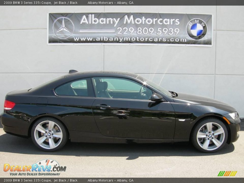 2009 BMW 3 Series 335i Coupe Jet Black / Black Photo #19