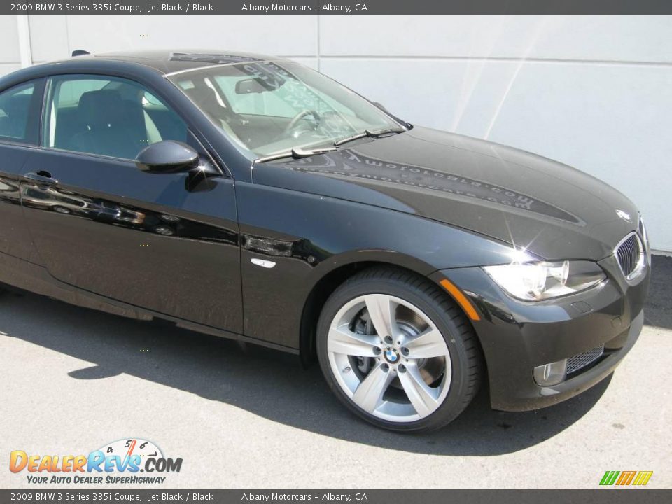 2009 BMW 3 Series 335i Coupe Jet Black / Black Photo #20