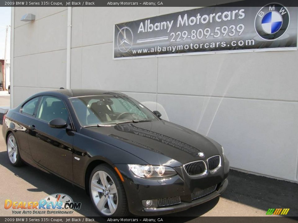 2009 BMW 3 Series 335i Coupe Jet Black / Black Photo #21