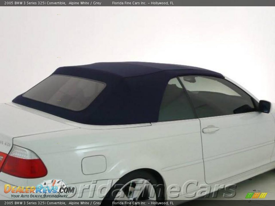 2005 BMW 3 Series 325i Convertible Alpine White / Grey Photo #9