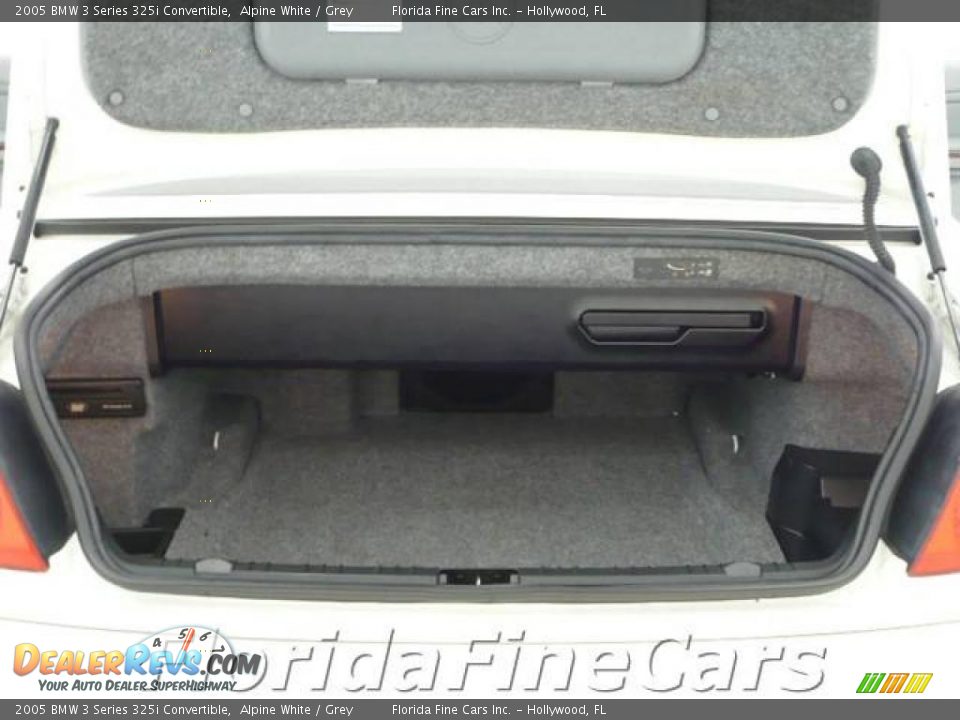 2005 BMW 3 Series 325i Convertible Alpine White / Grey Photo #11